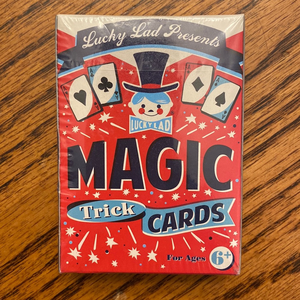 Lucky Lad Magic Trick Cards